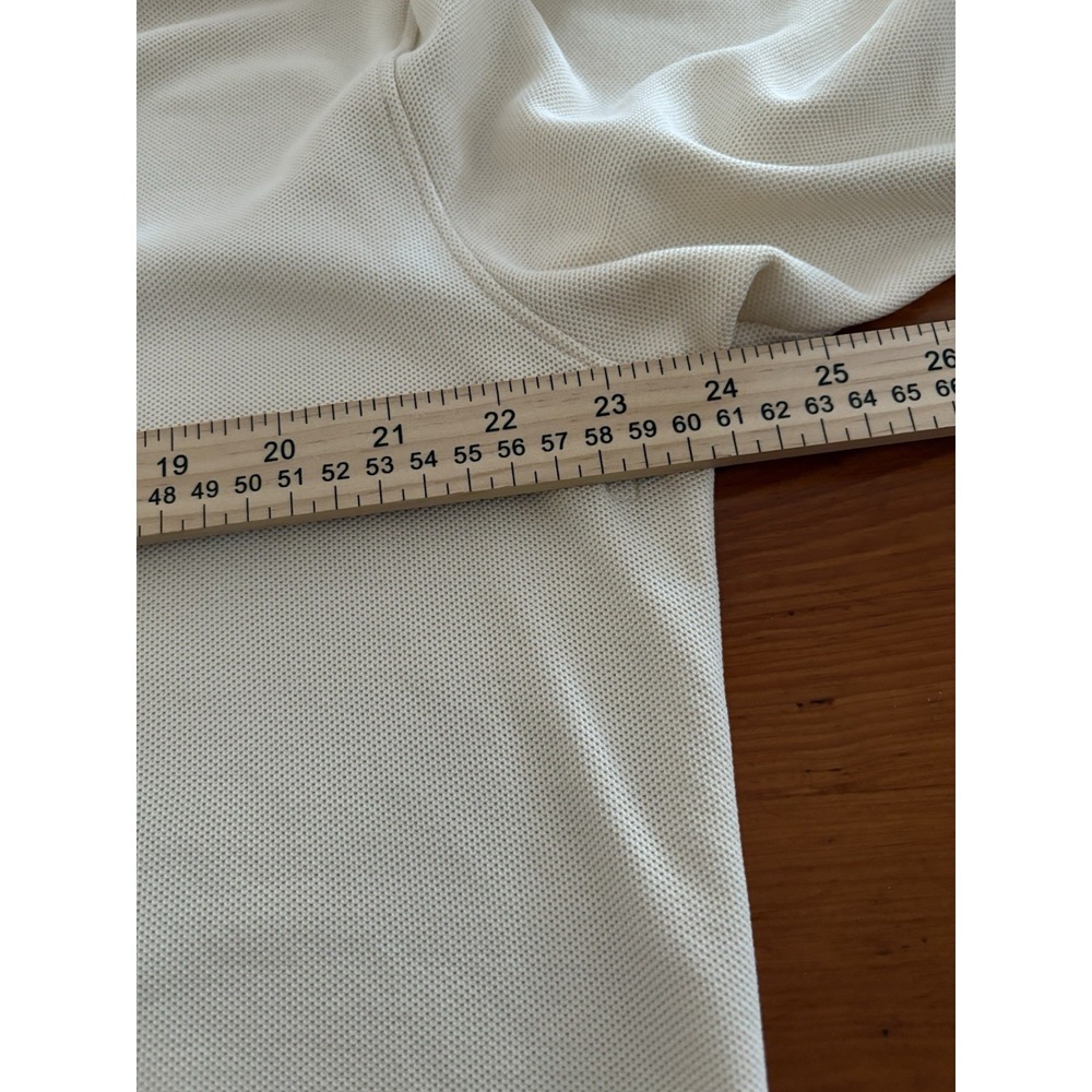 Tommy Bahama Men's Collar Shirt 1/4 Button Pullover Pale Yellow 18 Golf XL - Picture 6 of 7